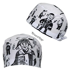 Gorro Cirúrgico, Cordel, Xilogravura, Nordeste, Branco