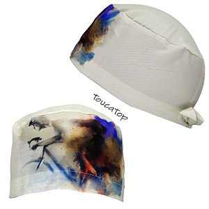 Gorro Cirúrgico, Ciclismo, Bike, Fumaça Colorida, Branco