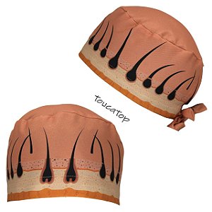 Gorro Cirúrgico, Folículo Capilar, Couro Cabeludo, Salmao