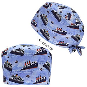 Gorro Cirúrgico, Bloco Cirúrgico Grey's Anatomy, Ferry Boats,Touca Greys Anatomy