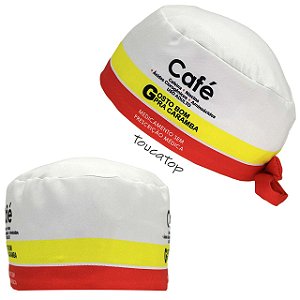 Gorro Cirúrgico, Café, Linhas, Amarela, Vermelha, Branca