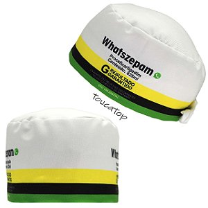 Gorro Cirúrgico, Whatszepam, Linhas, Amarela, Verde, Preta, Branco