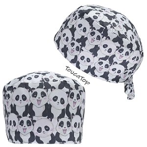 Gorro Cirúrgico, Pandinhas Felizes, Areia