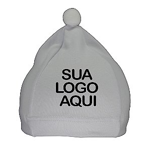KIT 100un Touca para Bebê Recém-Nascido Maternidade Personalizada Logomarca LBB