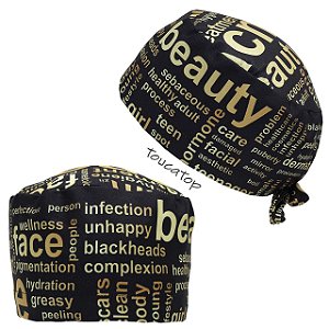 Gorro Cirúrgico, Nuvem de Palavras, Dermatologia, Acne, Amarelo, Preto