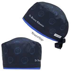 Gorro Cirúrgico, Hospital Materno Infantil de Brasília - Anestesiologia, Azul Marinho