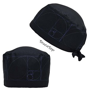 Gorro Cirúrgico, Proporção áurea, Sequência de Fibonacci, Preto