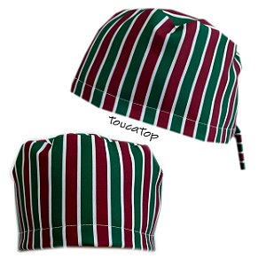 Gorro Cirúrgico, Fluminense, Listras Verticais