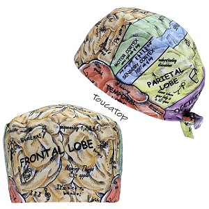 Gorro Cirúrgico, Anatomia do Cérebro, Áreas Funcionais do Cérebro