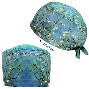Gorro Cirúrgico Van Gogh, Amendoeira em Flor, Quadro, Artes