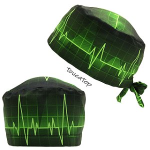 Gorro Cirúrgico, ECG novo Verde, Verde​