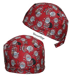 Gorro, Natal, Papai Noel com Saco de Presentes, Vermelho