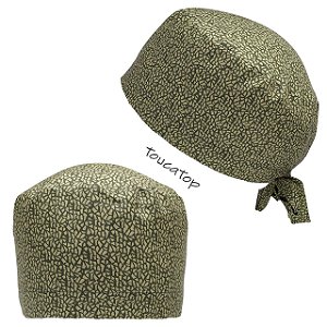 Gorro Cirúrgico, Estampa Owen Hunt, Grey's Anatomy, Marrom