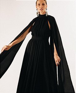 Vestido Longo de Capa Closet