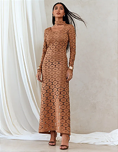 Vestido de Lese Caramelo