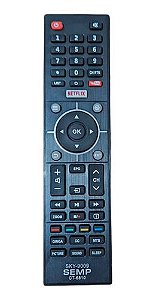 Controle Compatível Tv Semp Toshiba Ct-6810 Netflix Youtube