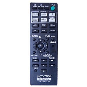 Controle compatível com Aparelho de Som Sony RM-AMU163