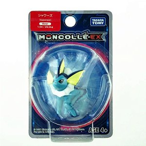 Vaporeon Figure colecionável Pokémon Moncolle-ex - Original Takara Tomy