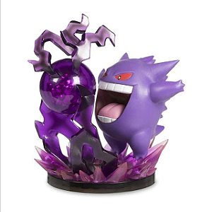 Diorama Gengar Versão de Batalha Alta qualidade - Pokémon