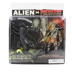 Pack 2 Action Figures Alien Vs Predador - Neca