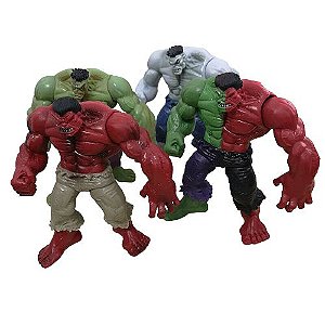 Pack com 4 Action Figures Hulk Marvel  