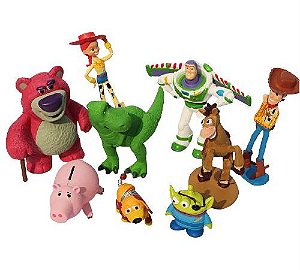 Pack com 09 bonecos Toy Story Pixar - Cinema Geek