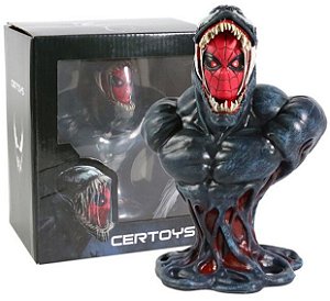 Busto Venom Spider Man 16 Cm Certoys Marvel