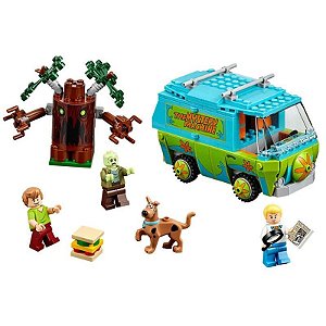 Blocos de Montar Scooby Doo The Mystery Machine 305 peças + 4 Personagens 