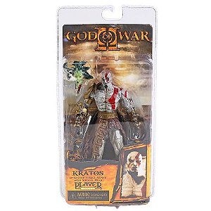 Action Figure Kratos Cabeça da Medusa God Of War - Neca