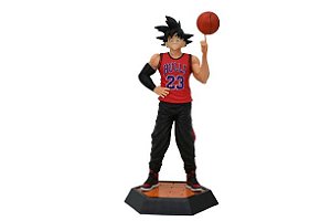 Estátua Goku Versão Bulls Basketball - Dragon ball 