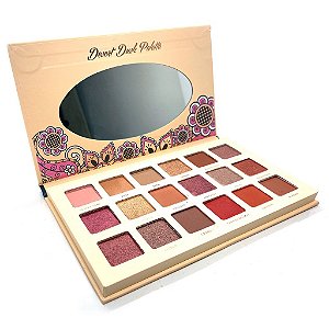 Paleta Sombras 18 Cores Desert Dusk Nude Vivai