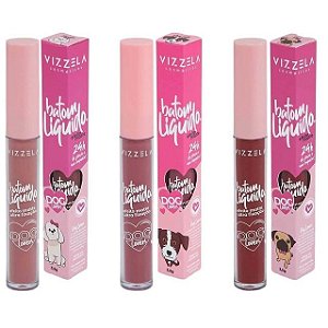 Batom Liq Efeito Matte Dog Lovers Vz04 Vizzela