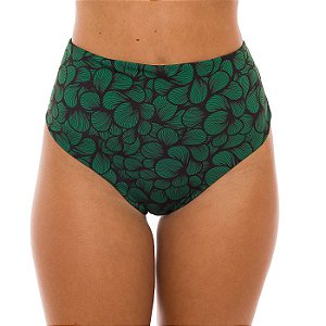 Calcinha de Biquíni Hot Pants Ondas Verde