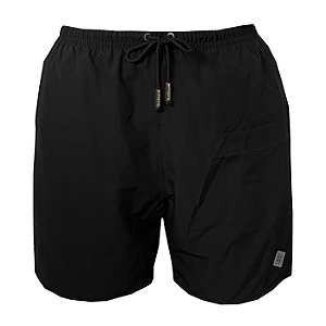Shorts Bermuda Masculina de Praia Preto Liso