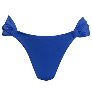 Calcinha Inteira de Biquíni Empina Bumbum Azul Royal Liso