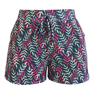 Shorts Feminino de Praia Framboesa