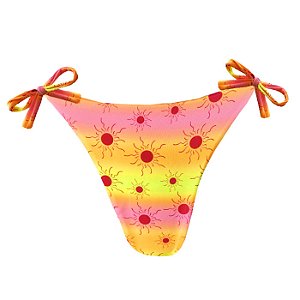 Calcinha de Biquíni Empina Bumbum Nascer do Sol Tie Dye