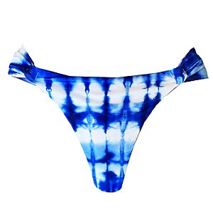 Calcinha Inteira de Biquíni Empina Bumbum Maré Azul Tie Dye