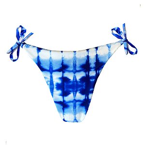 Calcinha de Biquíni Empina Bumbum Maré Azul Tie Dye