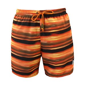Shorts Bermuda Masculina de Praia Nascer do Sol Degradê