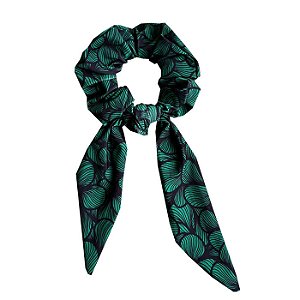 Amarrador Scrunchie Ondas Verde