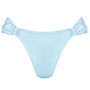 Calcinha Inteira de Biquíni Empina Bumbum Azul Candy Liso