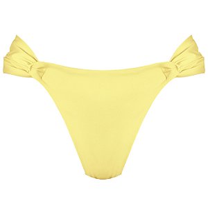 Calcinha Inteira de Biquíni Empina Bumbum Amarelo Candy Liso