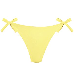 Calcinha de Biquíni Empina Bumbum Amarelo Candy Liso