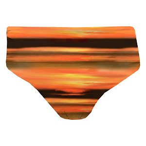 Calcinha de Biquíni Hot Pants Fio Duplo Nascer do Sol Degradê