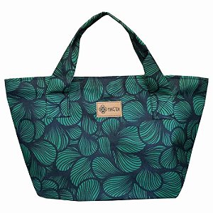 Bolsa de Praia Marétoa com Zíper Ondas Verde