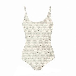 Maiô Tradicional Copacabana Lese Creme