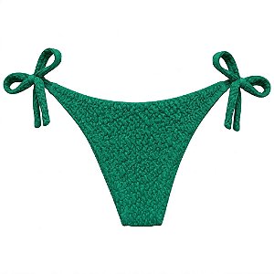 Calcinha de Biquíni Empina Bumbum Verde Bandeira Jacquard