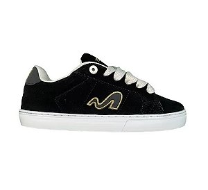 TENIS TESLA HERTZ PRETO BRANCO GOLD