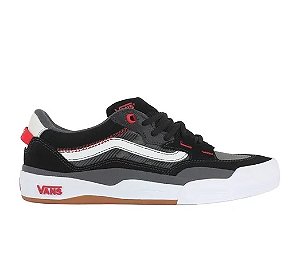 TENIS VANS WAYVEE 2.0 SKATE BLACK WHITE/RED